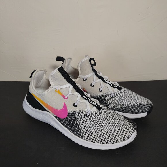 Nike Free TR8 942888-008 Womens White Pink Training Shoes Size 10 - Picture 1 of 11
